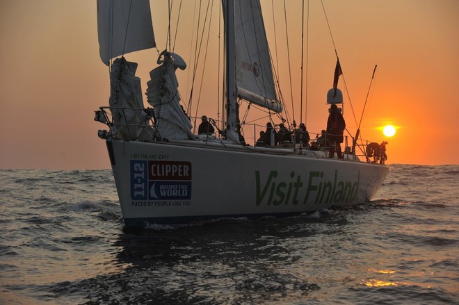 Visit Finland secure second place - Clipper Round the World Yacht Race 2011-12  © Bruce Sutherland/onEdition
